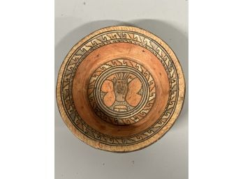 Southwest Native American Style Painted Pottery Bowl
