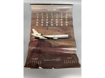 McDonnell Douglas 1981 Wall Calendar