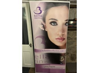 Bella Skin Inc. Collapsible Advertisement & Stand