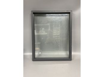 Gray Painted Picture Frame