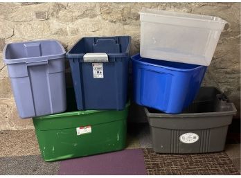 Grouping Of Storage Totes