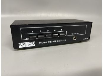 Speco Stereo Speaker Selector SSB-5