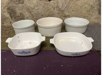 Grouping Of Casserole Dishes Incl. Dansk, Corning Ware