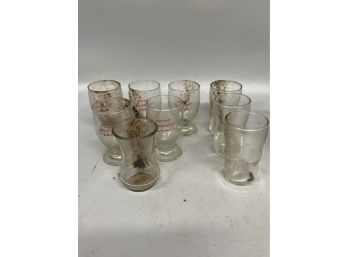 Grouping Of Vintage Tasting Glasses