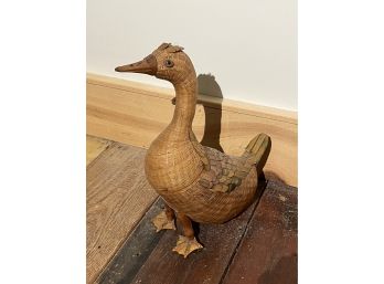 Chinese Wicker Duck Box