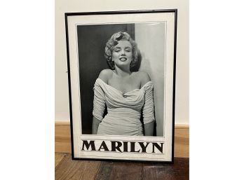 Black & White Poster Of Marilyn Monroe