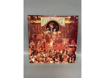 David Johansen - Live It Up Record Album