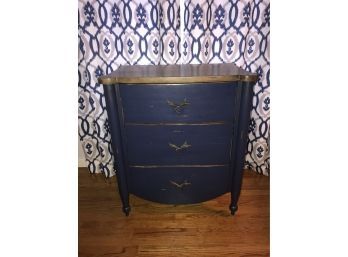 Blue Painted Chest Of Drawers