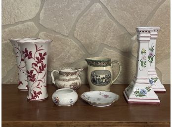 Grouping Of Decorative Porcelain & Ceramics Incl. Antique