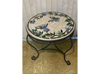 Neille Olson KNF Home & Garden Mosaic Top Side Table