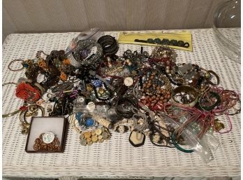 Large Grouping Of Costume Jewelry Incl. Designer