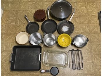 Large Grouping Of Kitchenware Incl. Pots & Pans