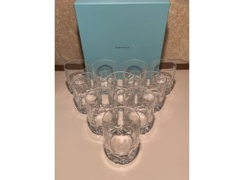 (10) Tiffany & Co. Glass Tumblers