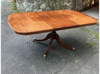 20th C. Pedestal Base Dining Table