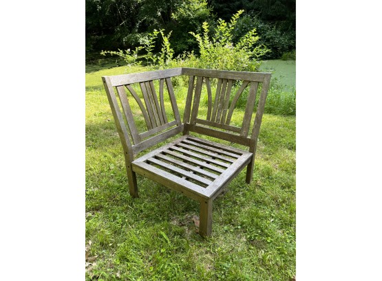 Teak Outdoor Corner Lounge Chair
