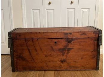 Antique Dome Top Blanket Chest / Trunk