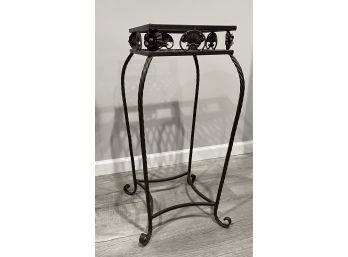 Wrought Metal Plant Stand
