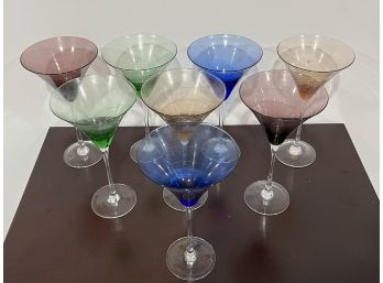 (6) Lenox Tuscany Seasons Martini Glasses