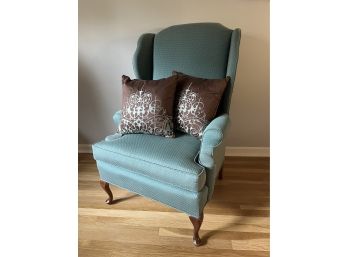 Queen Anne-Style Wingback Armchair