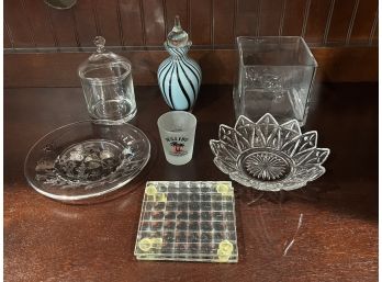 Misc. Decorative Glass Grouping