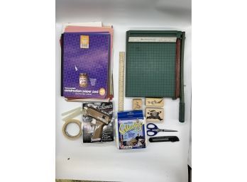 Grouping Of Arts & Crafts Supplies