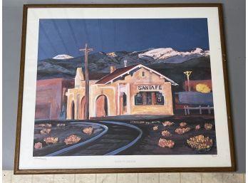 Santa Fe Station Offset Reproduction Print