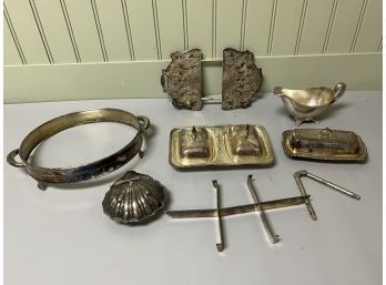 Grouping Of Vintage Silverplate