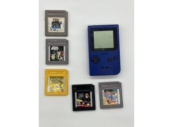 Vintage Nintendo Gameboy Pocket & Games