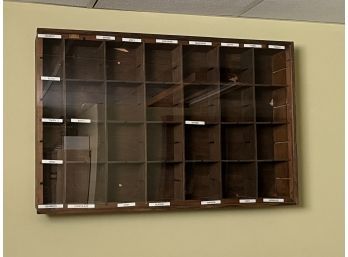 Wooden Display Wall Shelf
