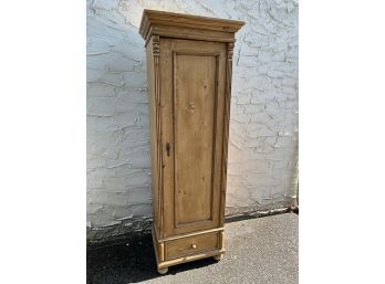 Country Pine Linen Press Cabinet