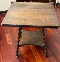 Antique Oak Occasional Table