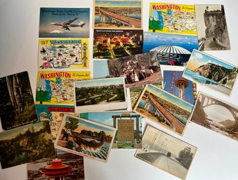 LOT OLD Vintage/ Antique Washington, Seattle, Oregon, BC Postcards