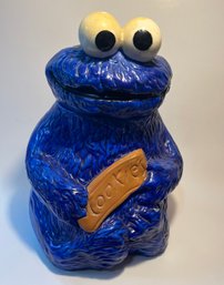 Vintage 1970s Cookie Monster Cookie Jar Sesame Street Muppets