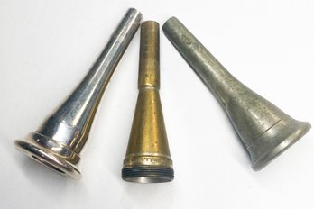 Vintage Brass And Other Horn Mouthpieces (3)
