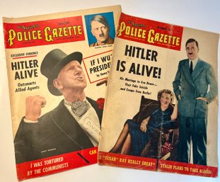Vintage The National Police Gazette Magazines-