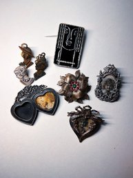 Vintage Assorted Brooch & Pin Lot