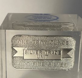 One Troy Ounce  Silver Union Bank