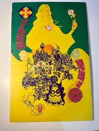Vintage FUGS ACE Of CUPS 1968 AVALON BALLROOM FAMILY DOG CONCERT POSTER