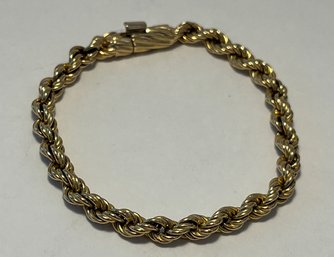 14k (585) Rope Bracelet