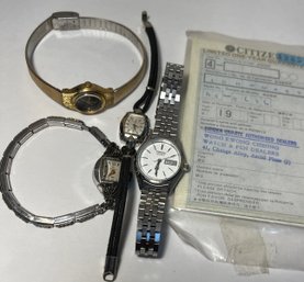 Vintage Watch Lot- Omega, Helbros, Citizen