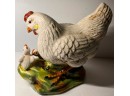Porcelain Chicken Statue