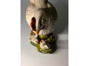 Porcelain Chicken Statue