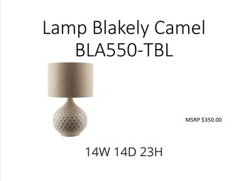 Lamp Blakely Camel