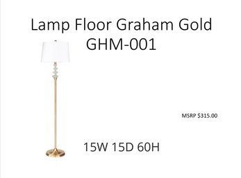 Lamp Floor Graham Gold