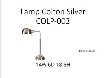 Lamp Colton Silver