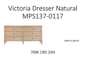 Victoria Dresser Natural