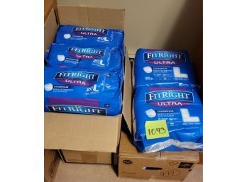 12 Packages Of Fitright Diapers