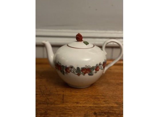 ABC Carpet Home Porcelain Strawberry Teapot