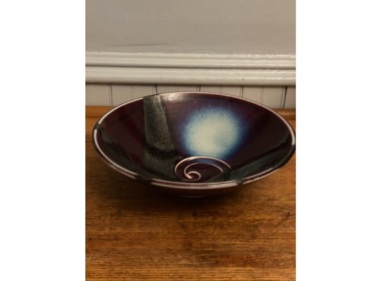 Stunning Signed Art Pottery Bowl