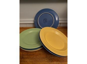 Vintage Colorful Boscoware Dinner Plates